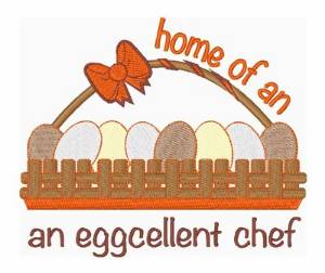 Picture of Eggcellent Chef Machine Embroidery Design