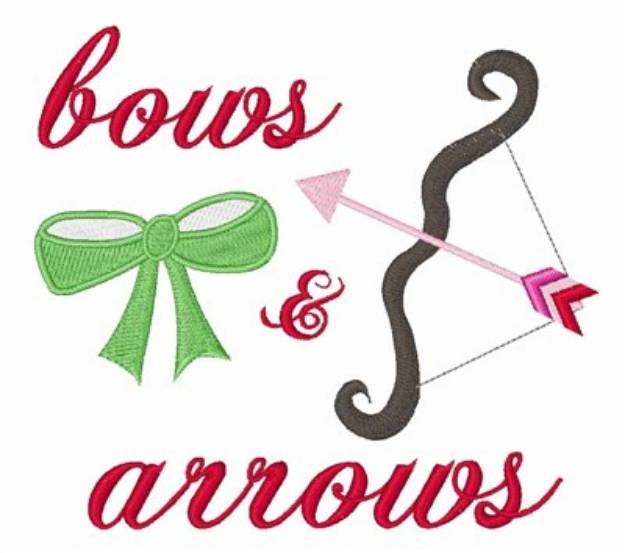 Picture of Bows & Arrows Machine Embroidery Design