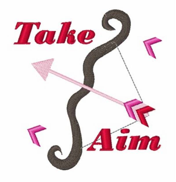Picture of Take Aim Machine Embroidery Design