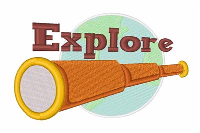 Explore Telescope Machine Embroidery Design