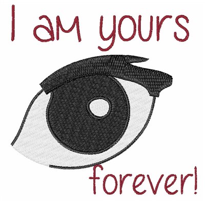 Yours Forever Valentine Machine Embroidery Design