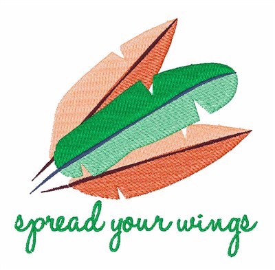 Spread Your WIngs Machine Embroidery Design