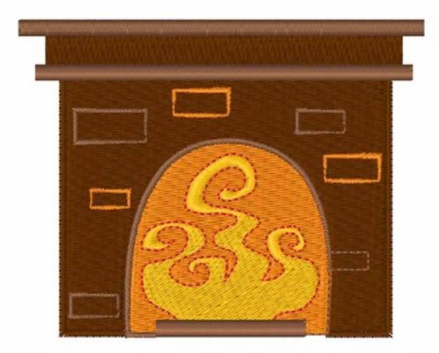 Picture of Cozy Fireplace Machine Embroidery Design