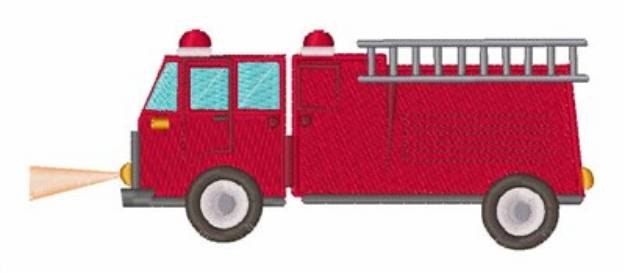 Picture of Firetruck Machine Embroidery Design