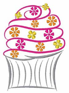 Picture of Cup Cake Machine Embroidery Design