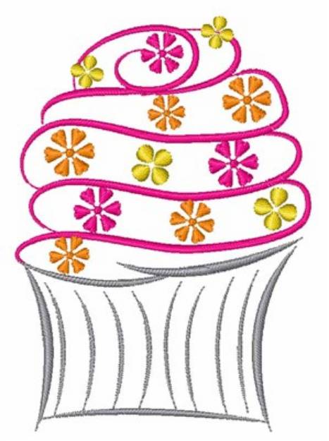 Picture of Cup Cake Machine Embroidery Design