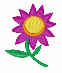 Picture of Spring Flower Machine Embroidery Design