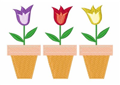 Mothers Day Flowers Machine Embroidery Design