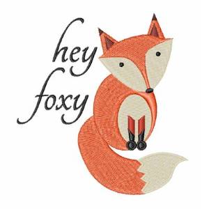 Picture of Hey Foxy Machine Embroidery Design