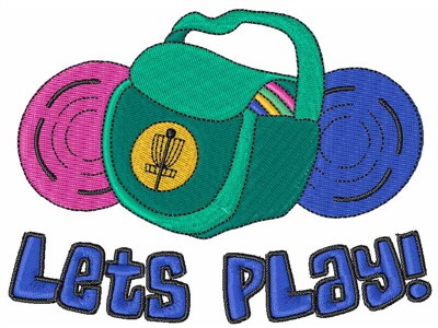 Lets Play Machine Embroidery Design