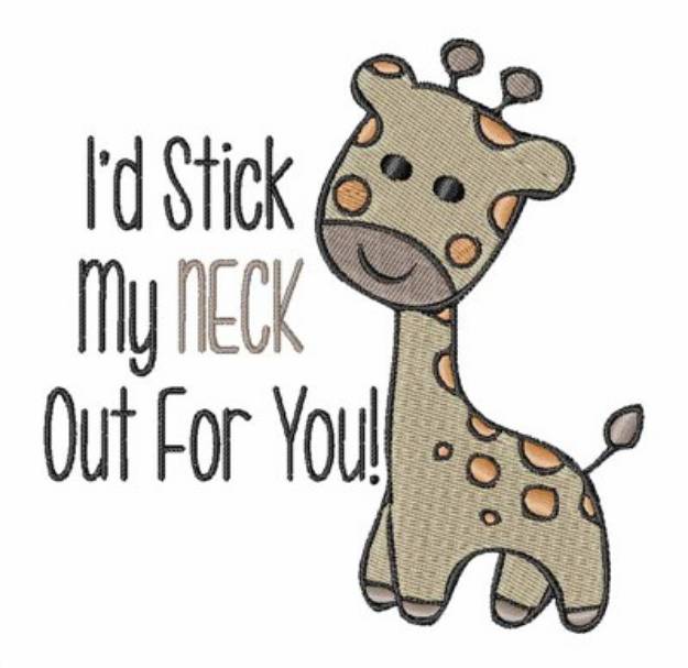 Picture of Ill Stick By You Machine Embroidery Design