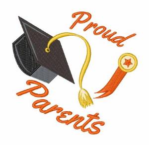 Picture of Proud Parents Machine Embroidery Design