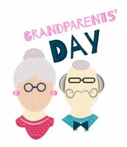 Picture of Grandparents Day Machine Embroidery Design