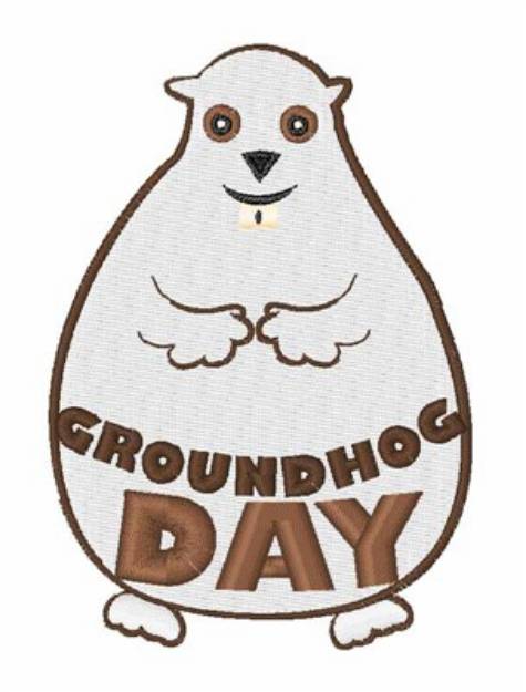 Picture of Groundhog Day Machine Embroidery Design
