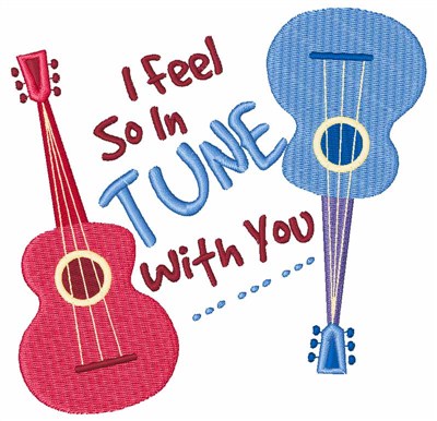 In Tune With You Machine Embroidery Design
