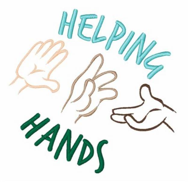 Picture of Helping Hands Machine Embroidery Design