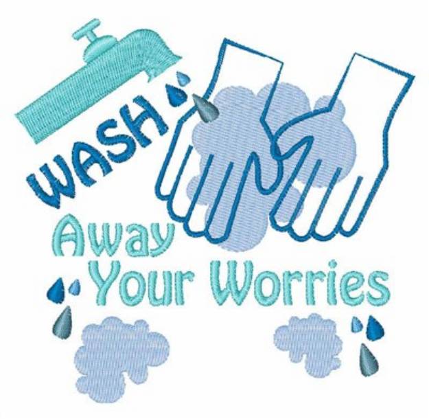 Picture of Wash Away Your Worries Machine Embroidery Design