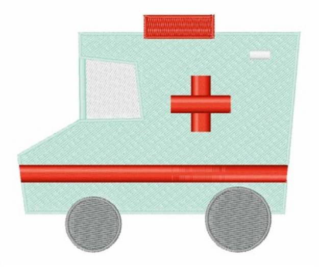 Picture of Emergency Vehicle Machine Embroidery Design