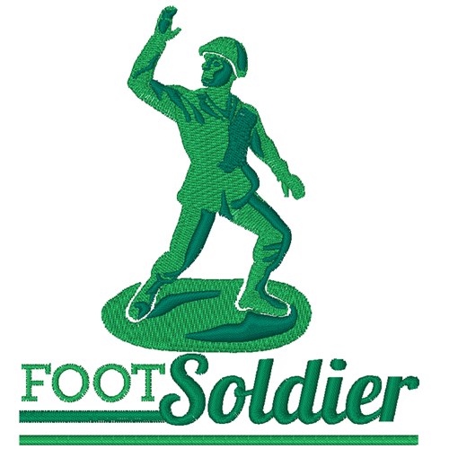 Foot Soldier Machine Embroidery Design