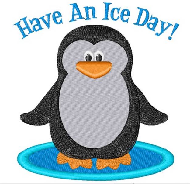 Picture of Have An Ice Day Machine Embroidery Design