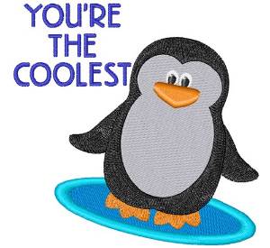 Picture of Youre The Coolest Machine Embroidery Design