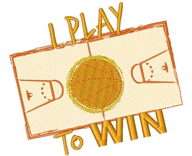 Picture of Play To Win Machine Embroidery Design