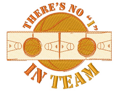 No I In Team Machine Embroidery Design