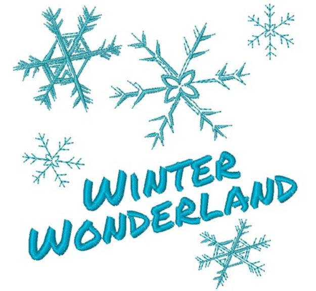 Picture of Winter Wonderland Machine Embroidery Design