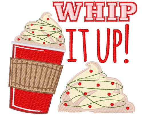 Whip It Up Machine Embroidery Design
