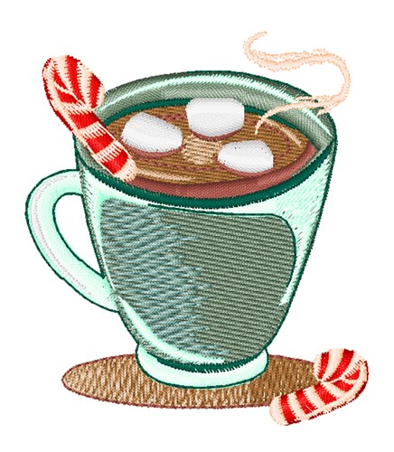 Hot Chocolate Machine Embroidery Design