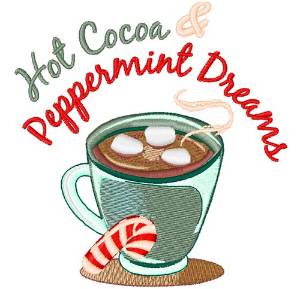 Picture of Peppermint Dreams Machine Embroidery Design
