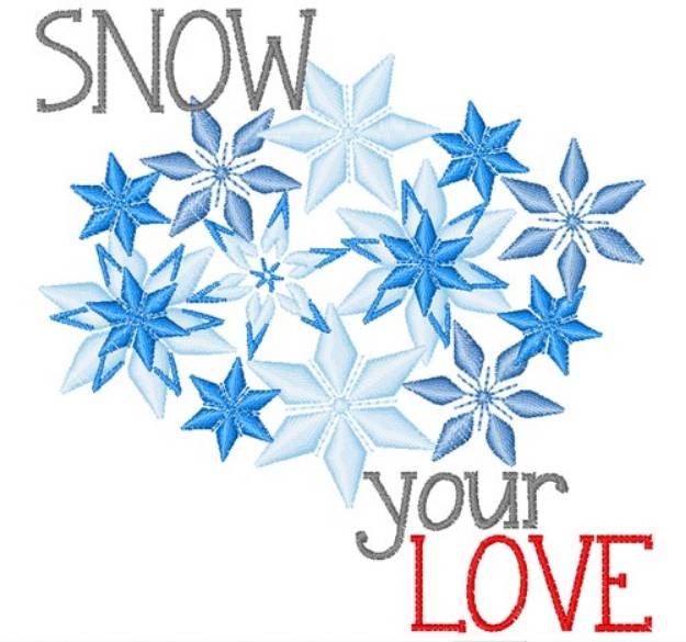 Picture of Snow Your Love Machine Embroidery Design