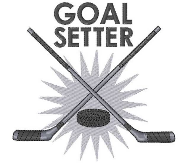 Picture of Goal Setter Machine Embroidery Design
