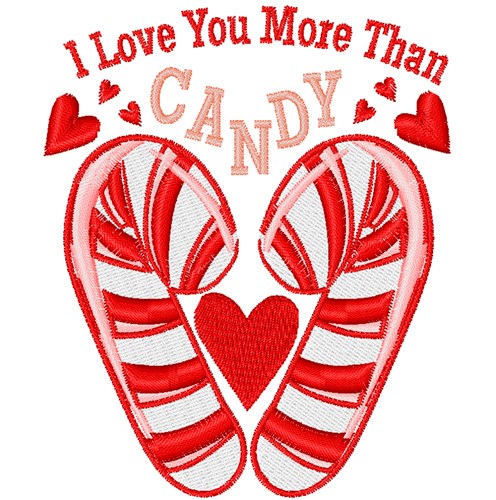More Than Candy Machine Embroidery Design