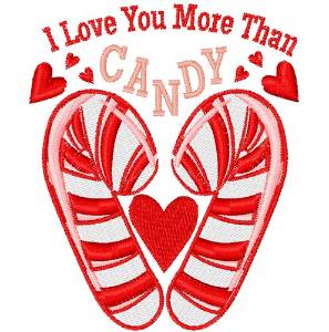 Picture of More Than Candy Machine Embroidery Design