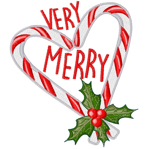 Very Merry Machine Embroidery Design