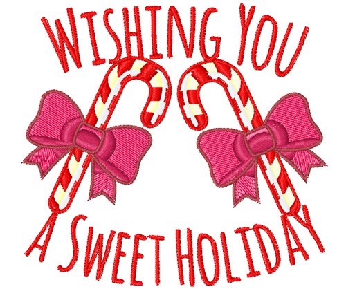 Sweet Holiday Machine Embroidery Design