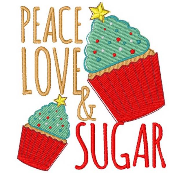 Picture of Love & Sugar Machine Embroidery Design