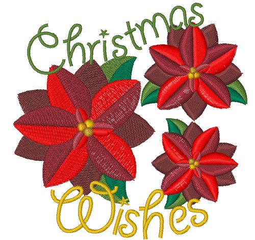 Christmas Wishes Machine Embroidery Design