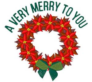 Picture of A Very Merry Machine Embroidery Design
