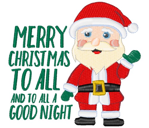 Merry Christmas All Machine Embroidery Design