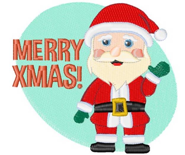 Picture of Merry Xmas Machine Embroidery Design