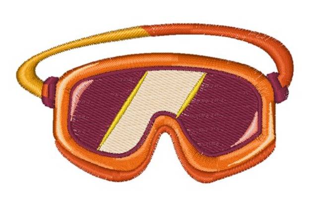 Picture of Ski Goggles Machine Embroidery Design