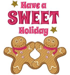 Picture of Sweet Holiday Machine Embroidery Design