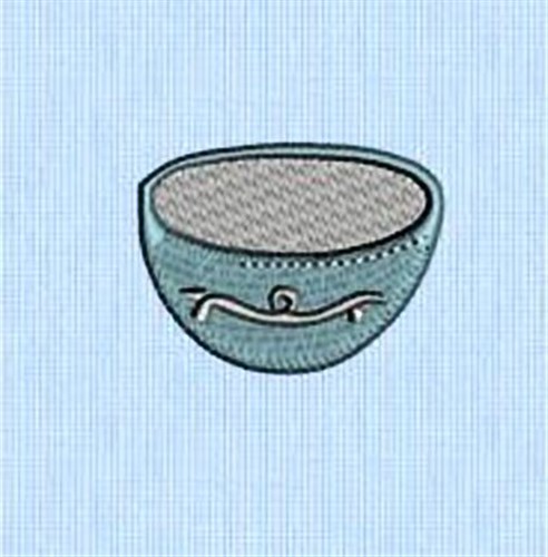 Small Bowl Machine Embroidery Design