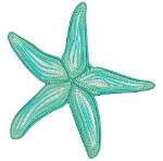 Picture of Ripple Starfish Machine Embroidery Design