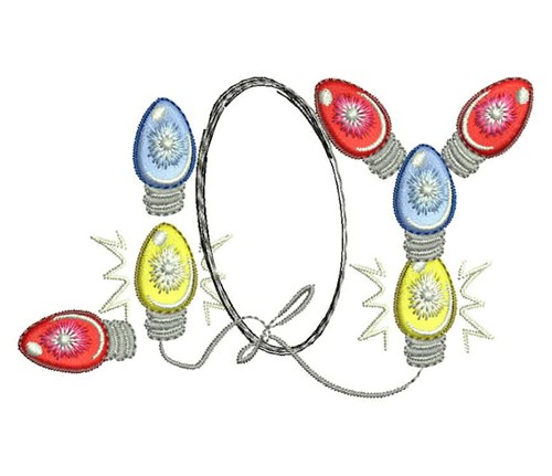 Joy Lights Machine Embroidery Design