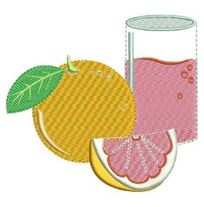 Picture of Grapefruit Machine Embroidery Design