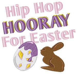 Picture of Hooray For Easter Machine Embroidery Design