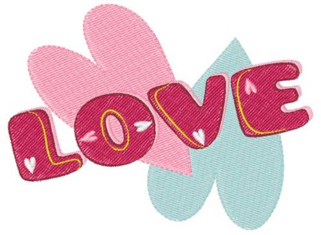 Picture of Valentines Day Love Machine Embroidery Design